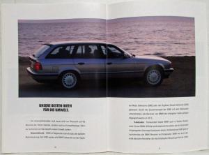 1992 BMW 5 Series Touring Sales Brochure - German Text