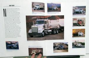 1999 Kenworth Trucks Dealer Brochure Heavy Hauler Dump Mixers Lowboys Loggers