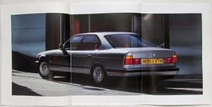 1990 BMW 5 Series Sales Brochure - Right-Hand Drive