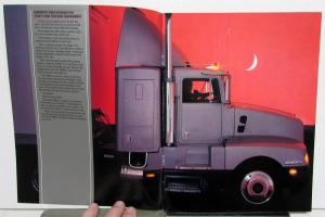 1985 Kenworth T600A Trucks Dealer Sales Brochure Semi Truck Features