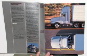 1985 Kenworth T600A Trucks Dealer Sales Brochure Semi Truck Features