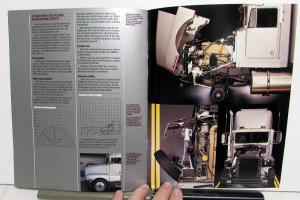 1985 Kenworth T600A Trucks Dealer Sales Brochure Semi Truck Features