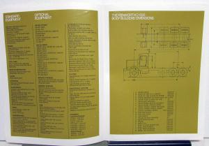 1974 Kenworth Truck Dealer C 500 Construction Trucks Sales Brochure