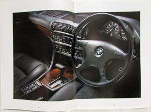 1990 BMW 7 Series Sales Brochure