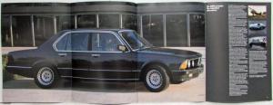 1985 BMW 735i Sales Brochure - Right-Hand Drive