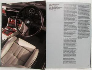 1985 BMW 735i Sales Brochure - Right-Hand Drive