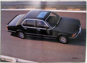 1985 BMW 735i Sales Brochure - Right-Hand Drive