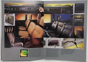 1982 Land Rover Ninety and One Ten Sales Brochure - French Text