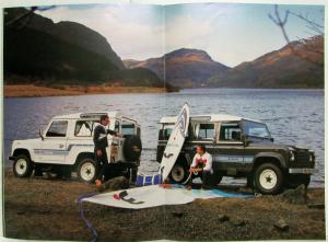 1982 Land Rover Ninety and One Ten Sales Brochure - French Text