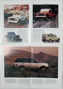 1982 Land Rover Do You Dream of Going to End of the World Sales Folder/Poster