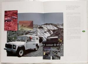 1987 Land Rover 90 and 110 Sales Brochure