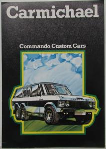 1979 Range Rover Commando Custom Cars by Carmichael Sales Folder