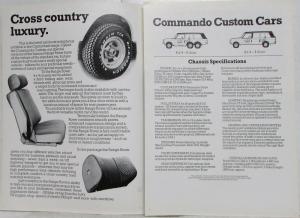 1979 Range Rover Commando Custom Cars by Carmichael Sales Folder