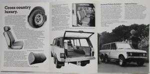 1979 Range Rover Commando Custom Cars by Carmichael Sales Folder