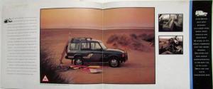 1991 Land Rover Discovery Sales Folder