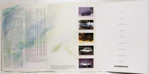 1989 Land Rover Range Rover Sales Brochure - German Text