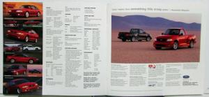 1999 Ford SVT F 150 Lightning Pickup Truck Specifications Sales Brochure