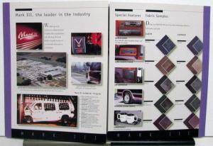 1999 Ford Mark II Conversion Van Specifications Sales Brochure