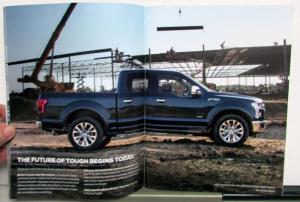 2015 Ford F150 Platinum King Ranch Lariat XLT XL Specs Sales Brochure