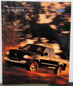 1998 Ford F Series 150 250 Lariat XLT XL Specifications Sales Brochure