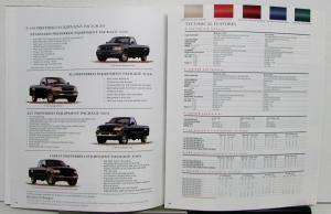 1998 Ford F Series 150 250 Lariat XLT XL Specifications Sales Brochure