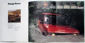 1978 Land Rover Range Rover Sales Brochure