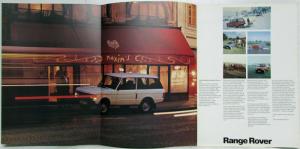 1978 Land Rover Range Rover Unique Prestige Saloon Sales Brochure