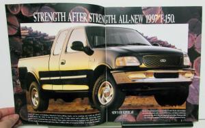 1997 Ford F 150 Pickup Supercab Truck Features Sales Brochure