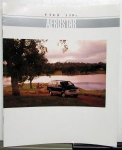 1994 Ford Aerostar Van Features Sales Brochure