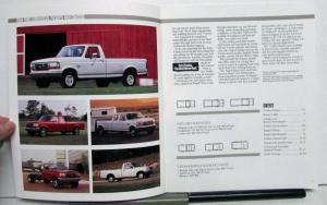 1994 Ford F Series Ranger Bronco Pickups Chassis Cabs Commercial Sales Brochure