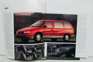 1994 Ford Windstar F Series Ranger Bronco Explorer Aerostar Brochure REVISED