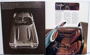 1971 Chevrolet Corvette Dealer Sales Brochure Stingray Coupe