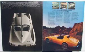 1971 Chevrolet Corvette Dealer Sales Brochure Stingray Coupe