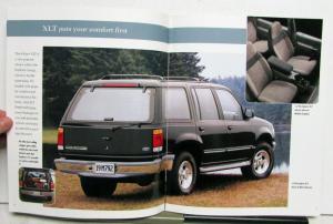 1996 Ford Explorer Specifications Sales Brochure