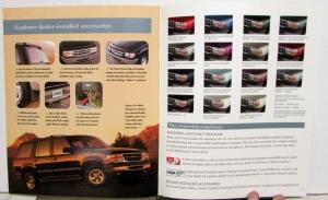 1996 Ford Explorer Specifications Sales Brochure