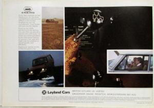 1977 British Leyland Range Rover Sales Brochure