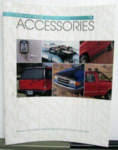 1993 Ford Light Trucks Van Accessories Sales Brochure