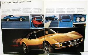 1969 Chevrolet Corvette Prestige Dealer Sales Brochure Stingray Hardtop Original