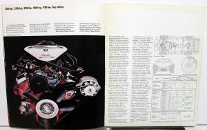 1969 Chevrolet Corvette Prestige Dealer Sales Brochure Stingray Hardtop Original