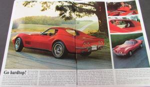 Original 1968 Chevrolet Corvette Prestige Dealer Sales Brochure Stingray 427