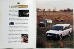 1995 Land Rover Discovery Sales Brochure