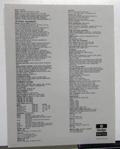 1974 Dodge CNT900 Heavy 6x4 Diesel Truck Tractor Sales Sheet