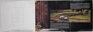 1989 Land Rover Range Rover Oversized Sales Brochure