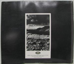 1989 Land Rover Range Rover Oversized Sales Brochure