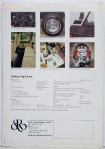 1979 Rapport Quadraporte Range Rover 4-Door Conversion Sales Brochure