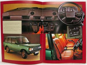 1980 Range Rover Monteverdi Sales Brochure