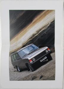 1987 Land Rover Range Rover Flip-Up Sales Brochure