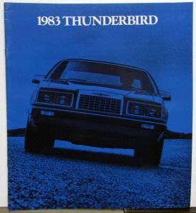 1983 Ford Thunderbird Heritage Turbo Coupe Specifications Sales Brochure