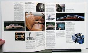 1983 Ford Thunderbird Heritage Turbo Coupe Specifications Sales Brochure