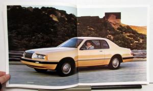 1983 Ford Thunderbird Heritage Turbo Coupe Specifications Sales Brochure